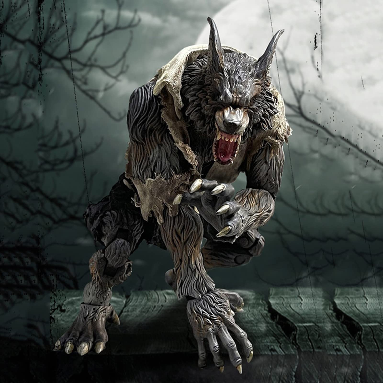 Amazon.co.jp: 1/12ジャングルの遠吠え狼男ジャングルアクション